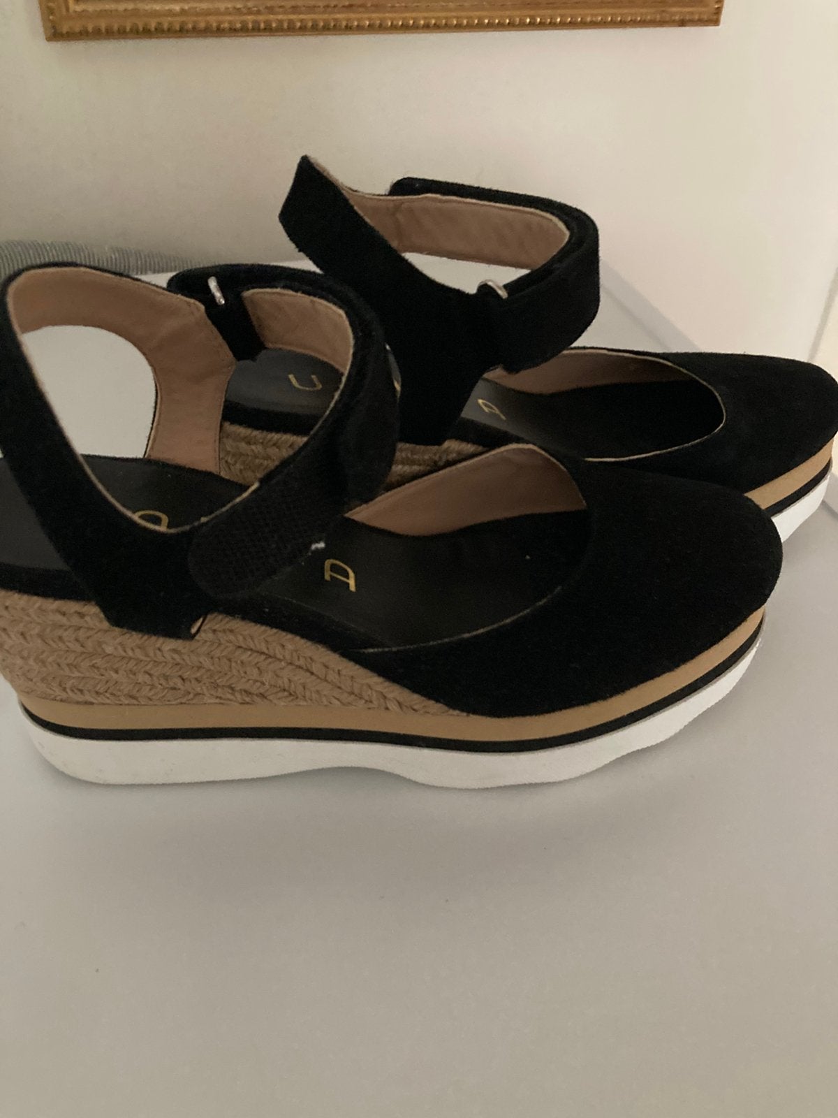 UNISA MAAT 37, Kleding | Dames, Schoenen, Ophalen of Verzenden, Zo goed als nieuw, Zwart, Sandalen of Muiltjes