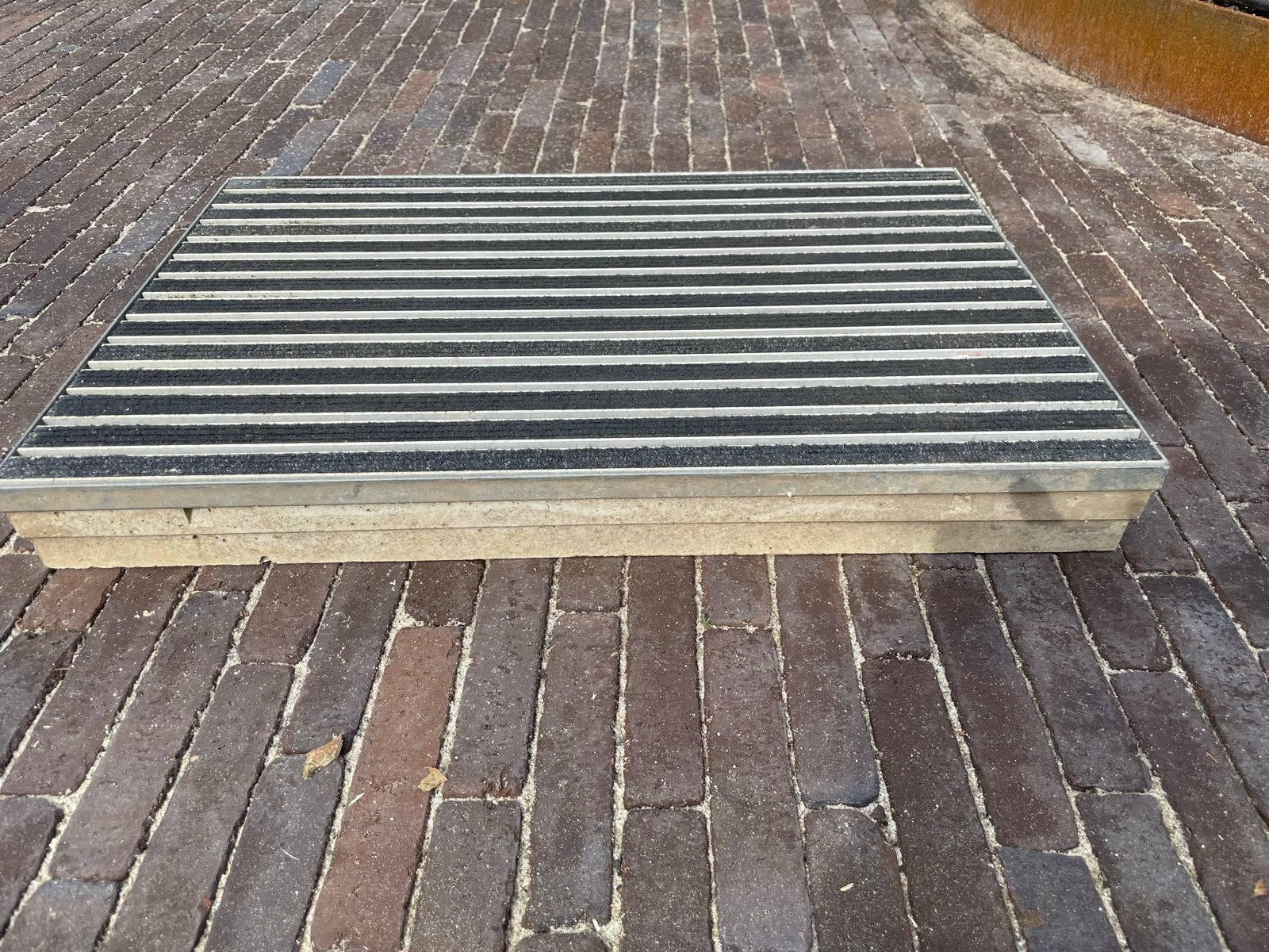 Droogloopmat/schoonloopmat met aluminium frame, Ophalen, Gebruikt, Overige materialen, Droogloopmat