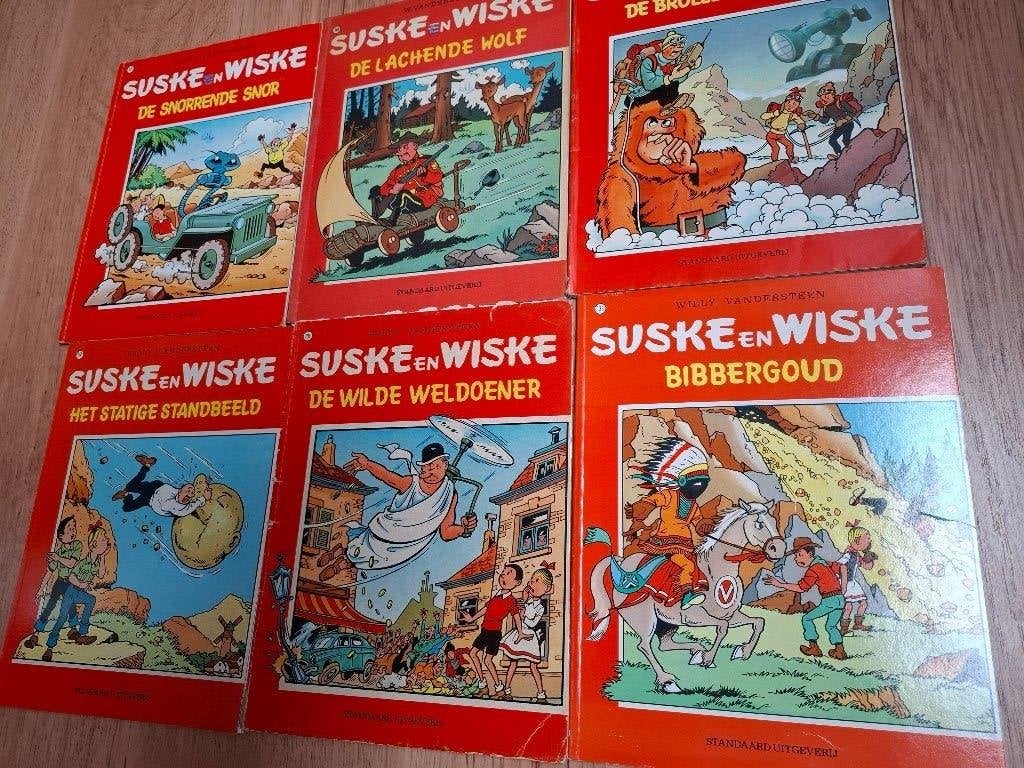 Suske en Wiske stripboeken, Meerdere stripboeken, Ophalen of Verzenden, Gelezen, Willy Vandersteen
