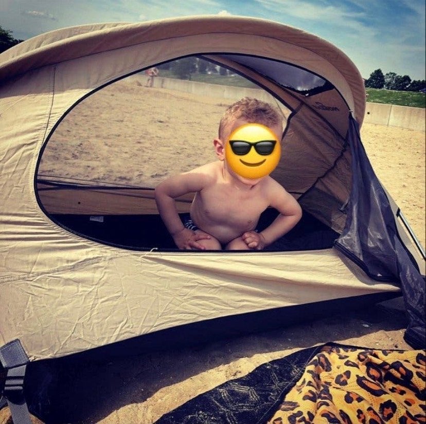 Nomad opvouwbaar kinderbedje/tentje, Ophalen of Verzenden, Zo goed als nieuw, Tot en met 2