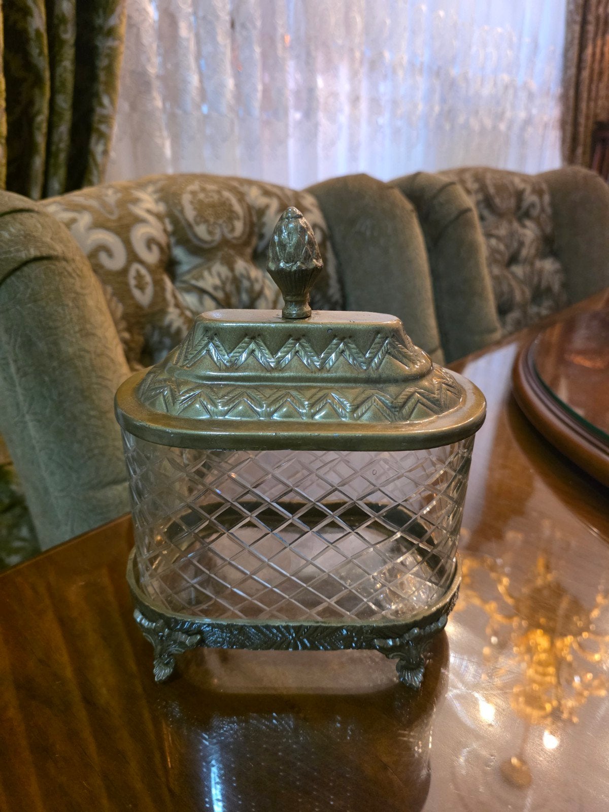 Baroque handmade gold snoeppot, Ophalen of Verzenden, Nieuw
