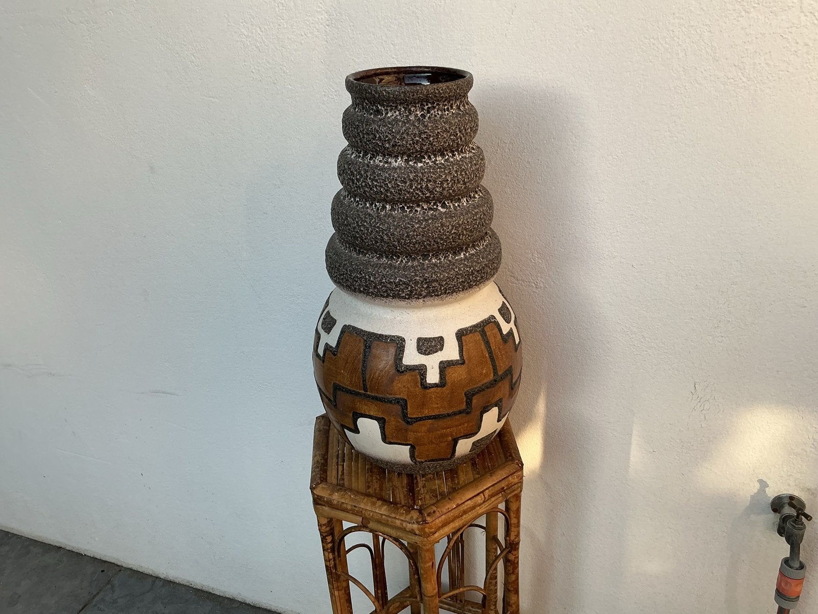 Vintage West Germany Fat Lava vloervaas, Ophalen
