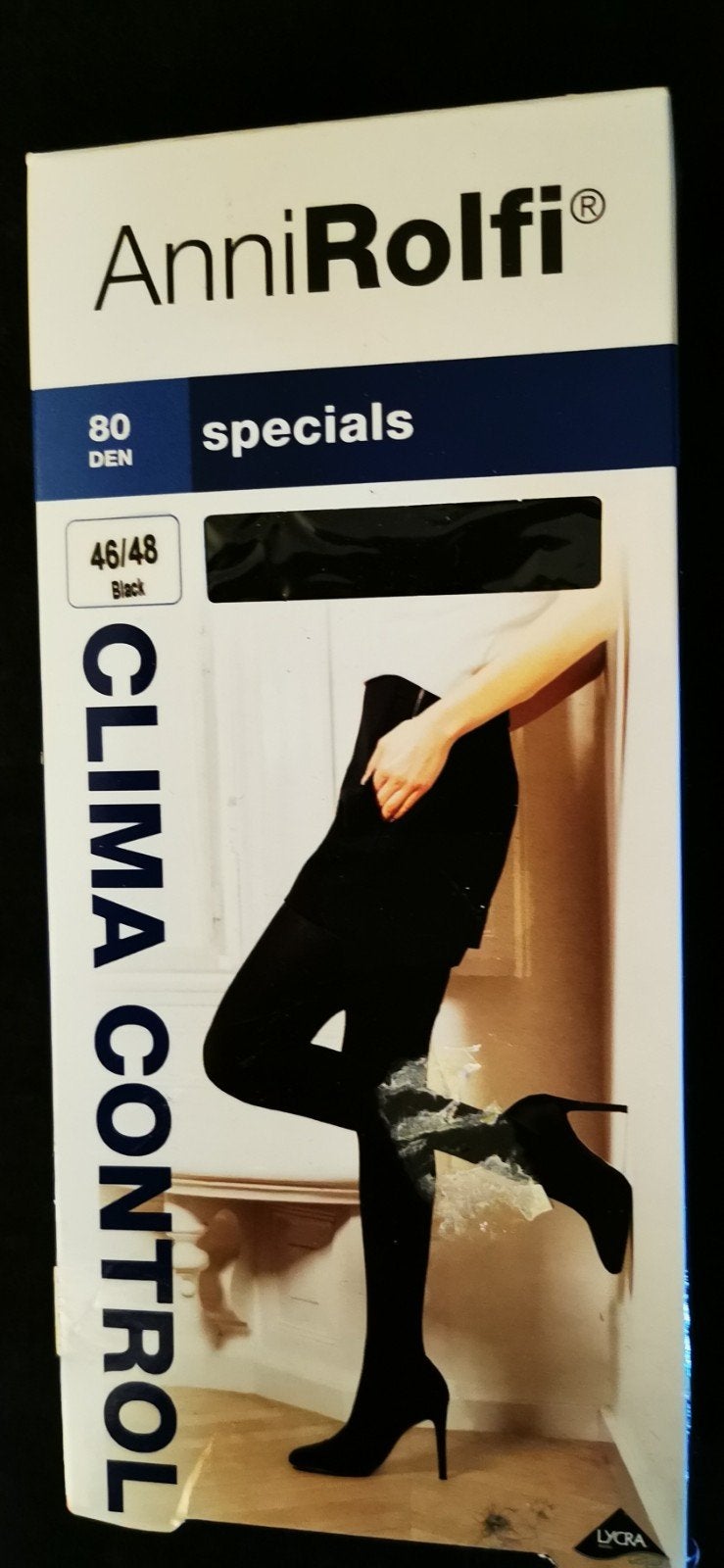 Anni Rolfi 80 Den Panty Zwart Maat 46/48 Clima Control, Kleding | Dames, Leggings, Maillots en Panty's, Anna Rolfi, Zwart, Nieuw