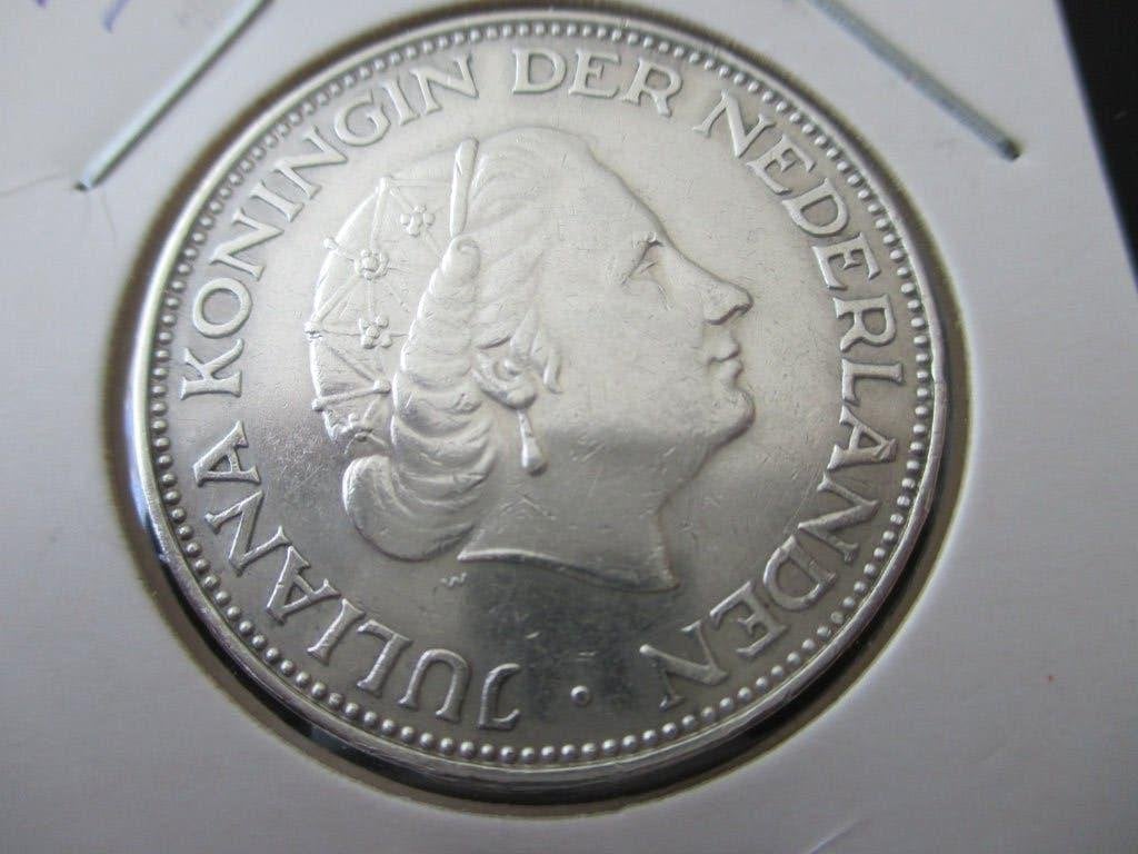 Rijksdaalder 1960, Koningin Juliana, Zilver, Ophalen of Verzenden, Losse munt