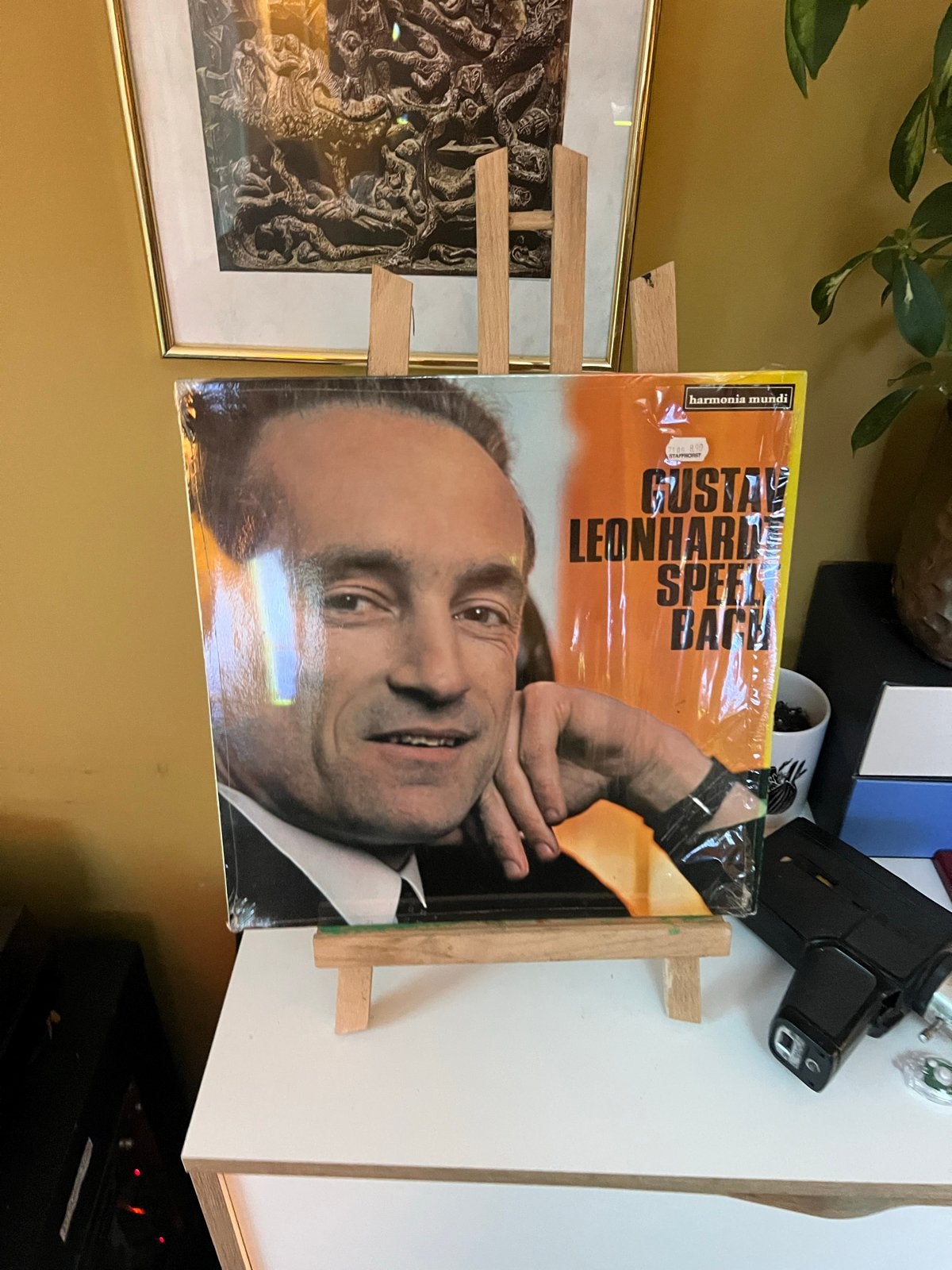 Gustav Leonhardt Speelt Bach - Harmonia Mundi LP, LP, Gebruikt, Ophalen of Verzenden, 12 inch