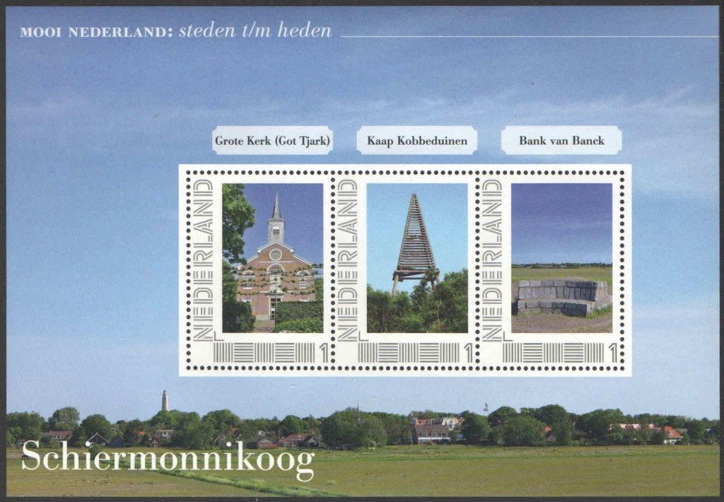 Mooi Nederland Steden t/m Heden: Schiermonnikoog 1, Postzegels en Munten, Ophalen of Verzenden, Na 1940, Postfris