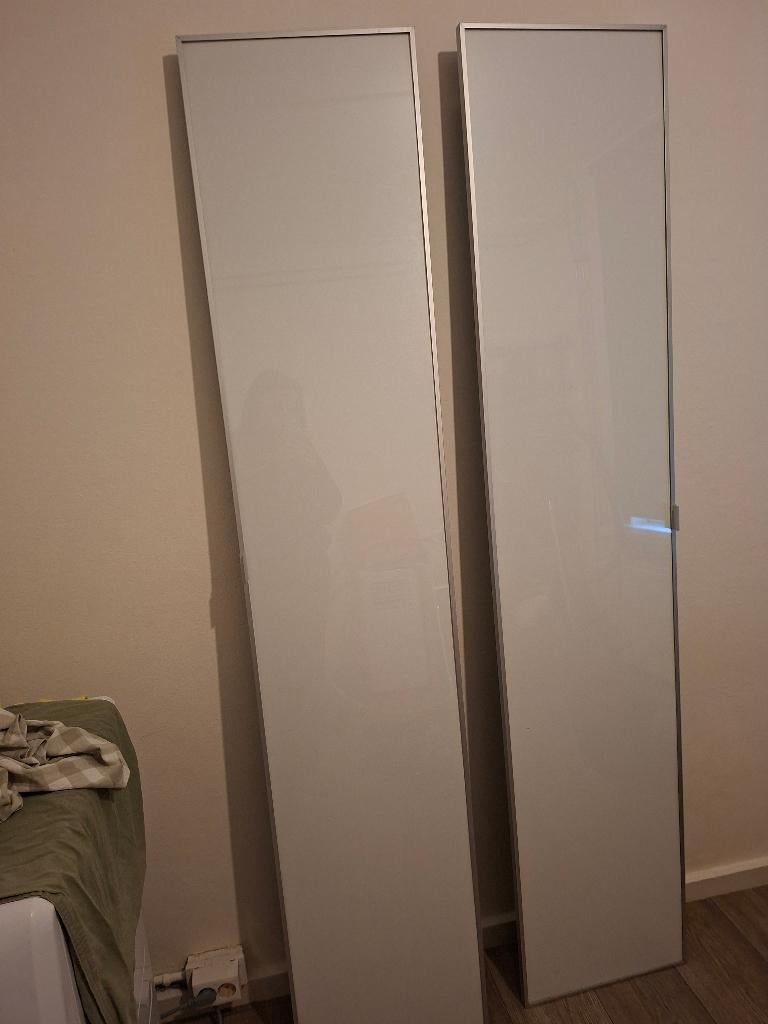 Ikea billy kast deuren, Ophalen, Minder dan 50 cm, Gebruikt, Glas
