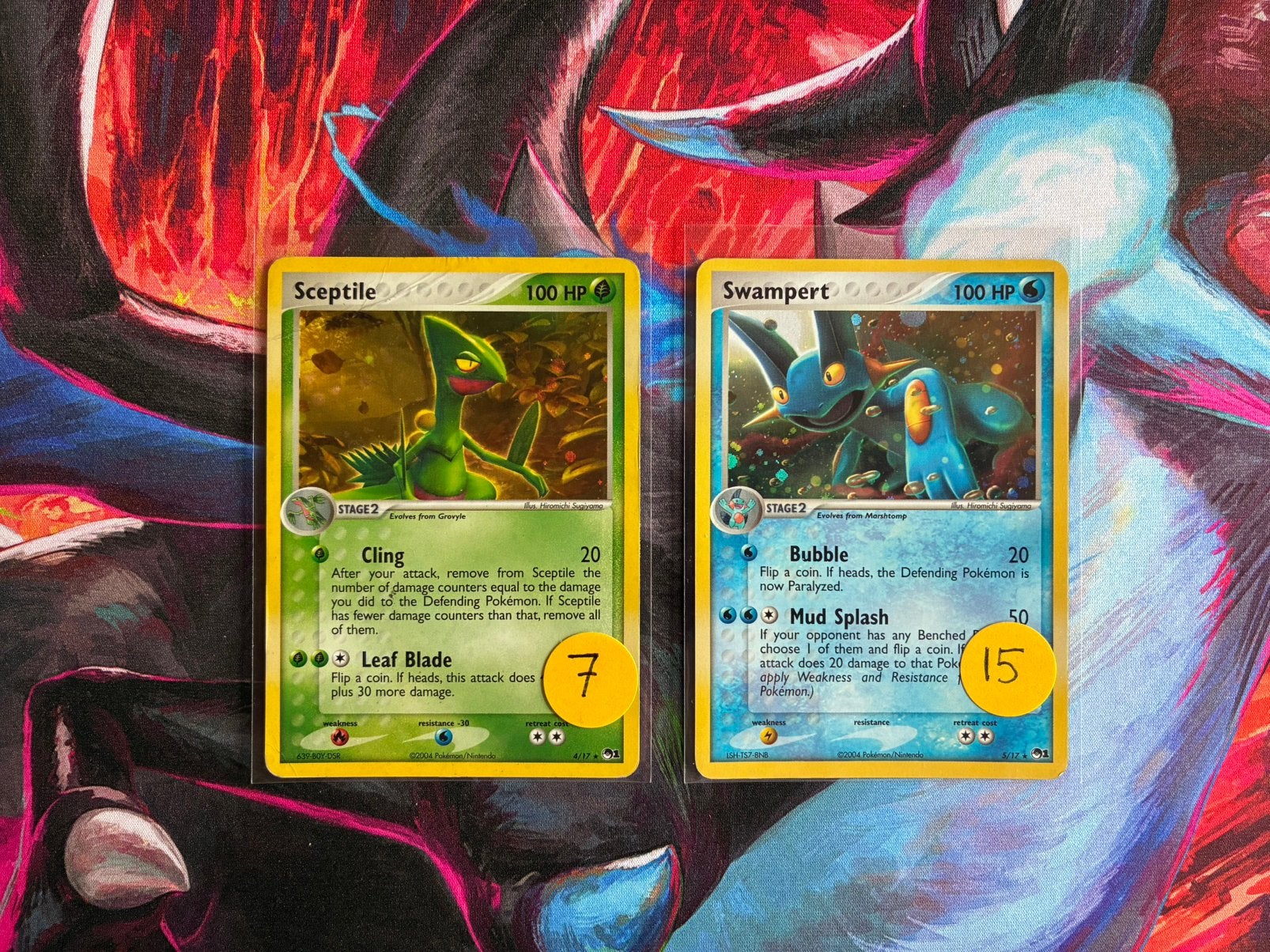 Pokemon Pop Series 1 Sceptile & Swampert Holo, Ophalen of Verzenden, Zo goed als nieuw