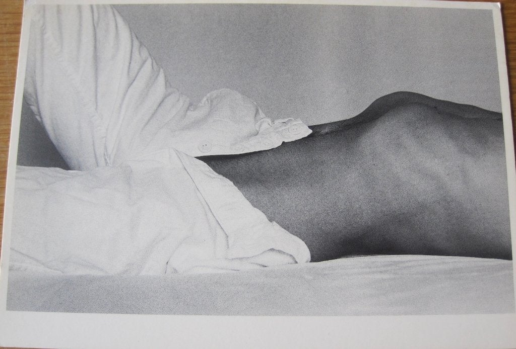 Foto van mannelijk naakt - Frederice van Faassen - 1982, Verzenden, 1980 tot heden, Ongelopen, Overige thema's