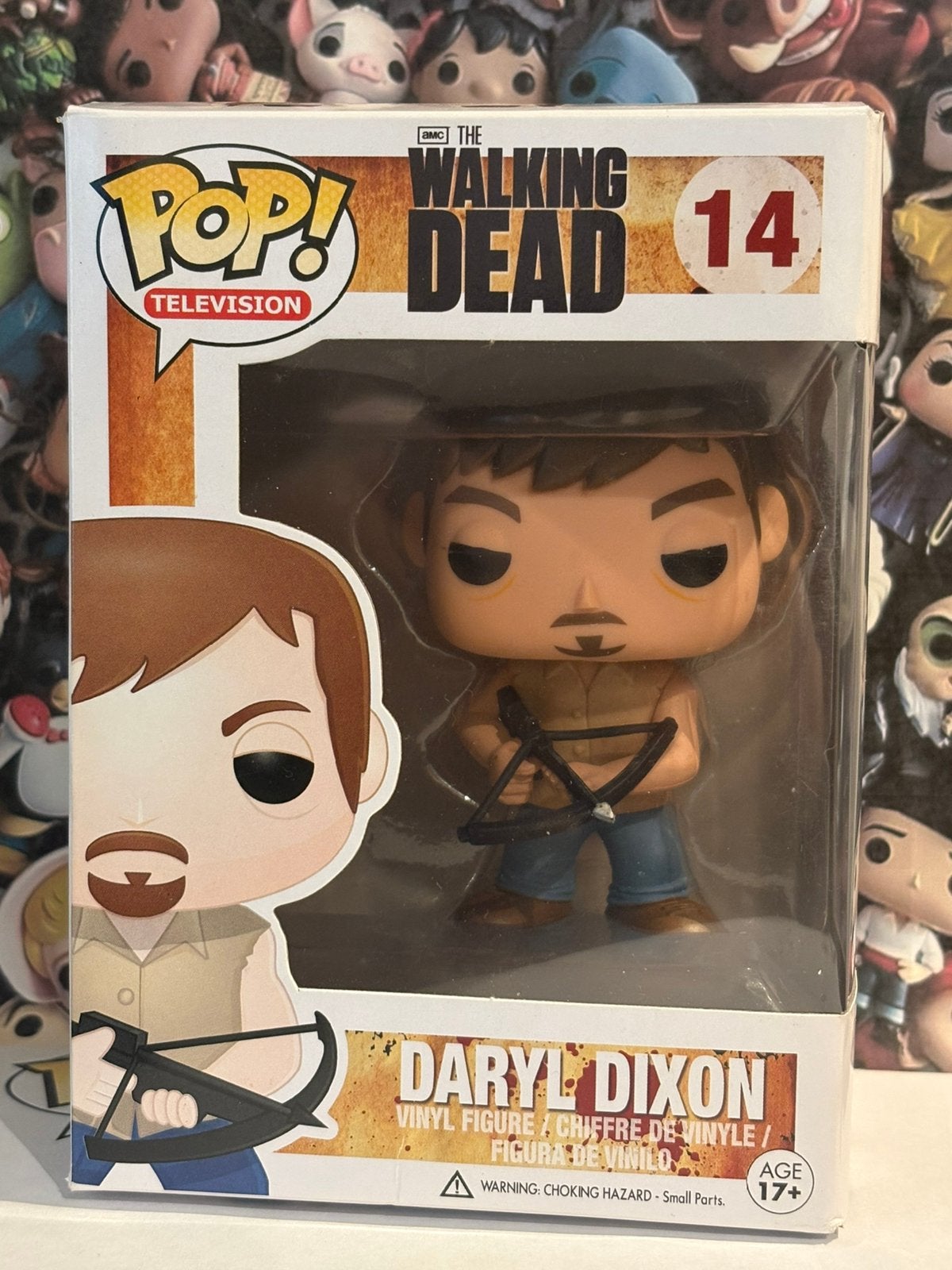 Funko pop Daryl dixon 14 the walking dead television, Ophalen of Verzenden, Zo goed als nieuw