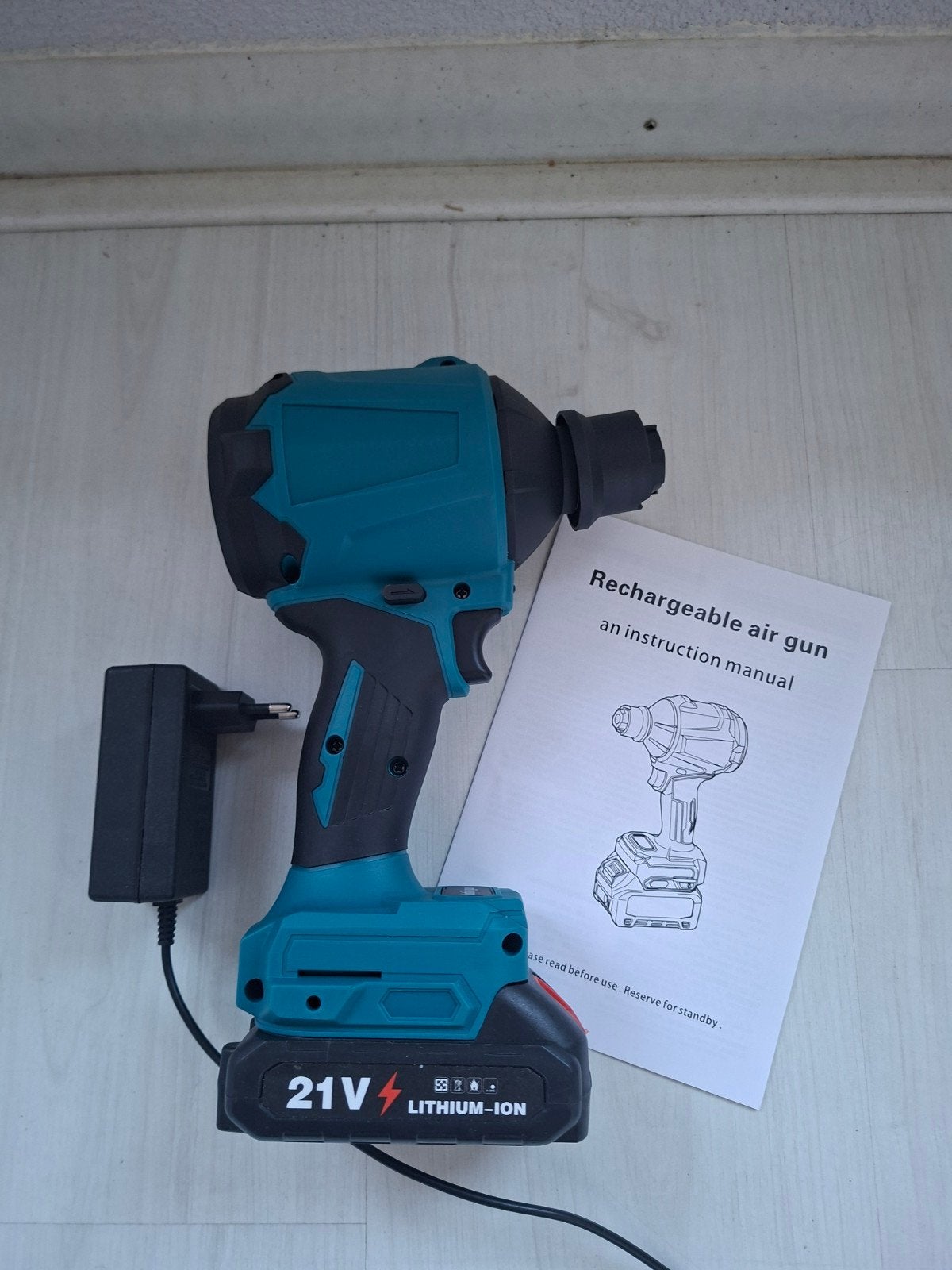 Oplaadbaar Luchtpistool / Stofblazer 21V Lithium-Ion, Ophalen of Verzenden, Nieuw