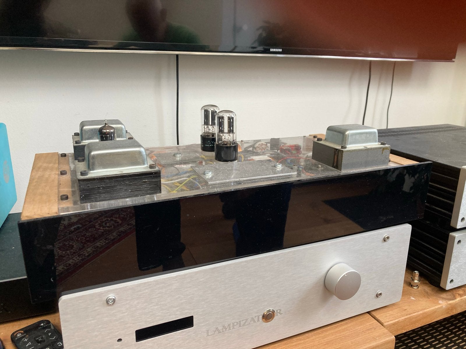 Unieke Buizen tube DAC met 6SN7 buizen en CS4398 chip, Ophalen of Verzenden, Gebruikt, Minder dan 60 watt, Overige merken