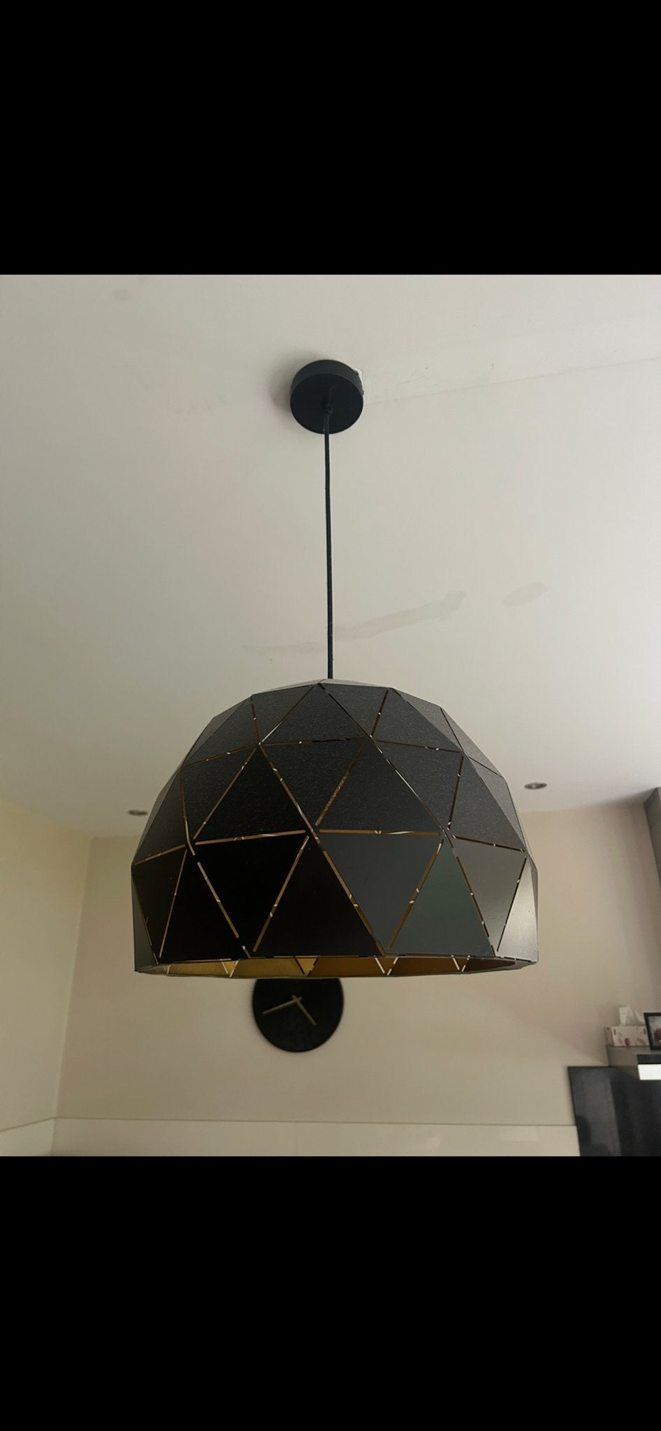 Hanglamp Niels zwart Ø40 cm - Gamma, Ophalen, Gebruikt, Metaal, E27 (groot)