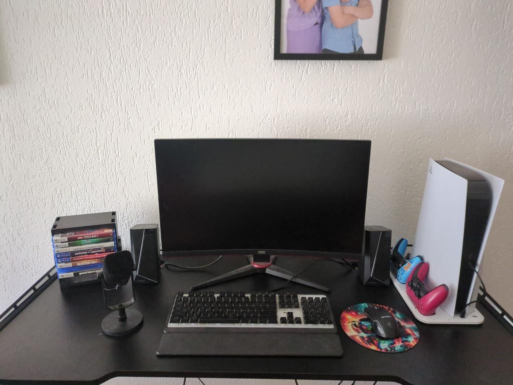 Complete PlayStation 5 Gaming Set met Monitor en Accessoires, Spelcomputers en Games, Spelcomputers | Sony PlayStation 5, Gebruikt