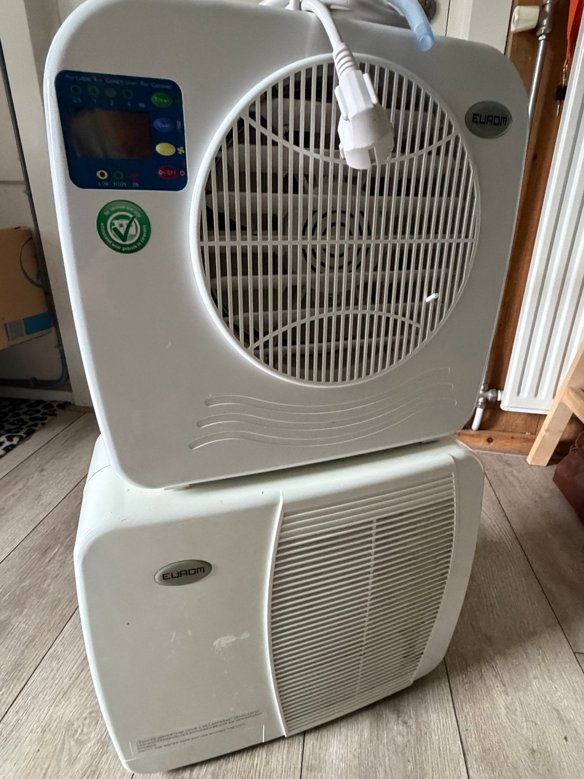 Eurom AC3201E Split Airco voor Caravan/Camper, Ophalen of Verzenden, Gebruikt