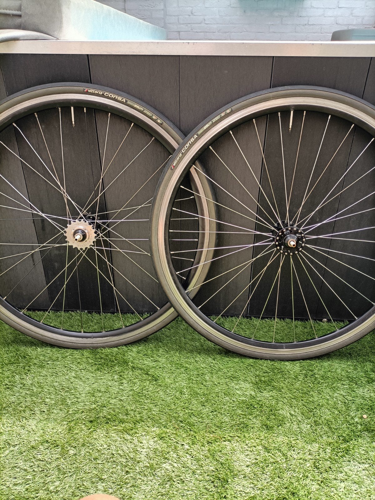 Fixed fixie wielenset novatec naven met banden koopje, Ophalen