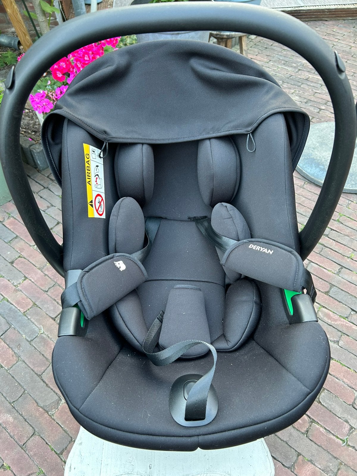 Te koop Deryan auto stoel, Autogordel, Zo goed als nieuw, 0 t/m 13 kg, Ophalen