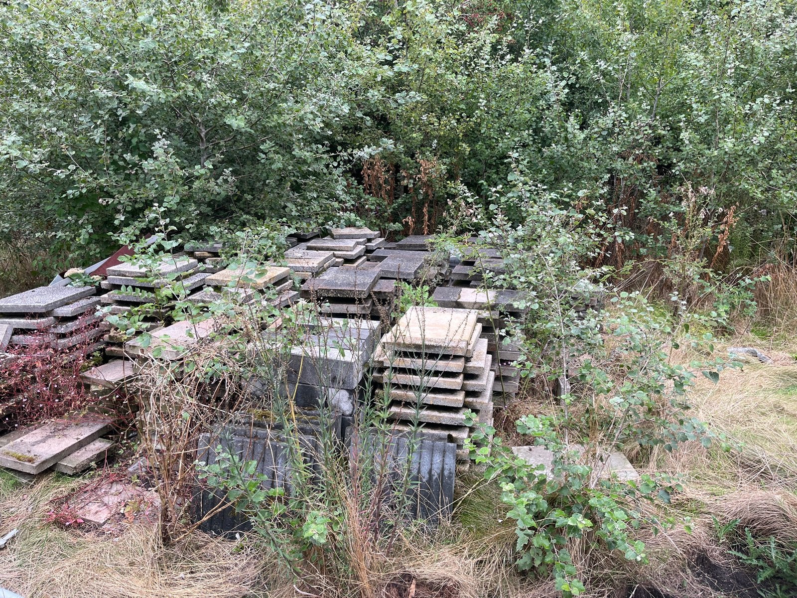 Gebruikte terrastegels  en bandjes - diverse maten, Ophalen, Gebruikt, Klinkers, 10 m² of meer