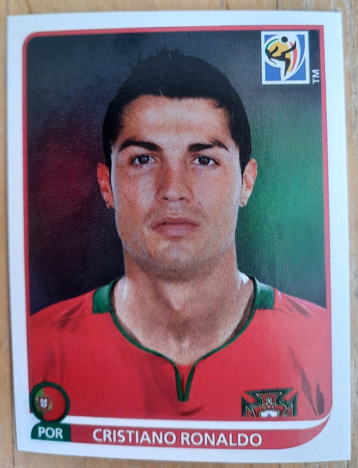 Cristiano Ronaldo Panini WK 2010 Sticker, Verzamelen, Ophalen of Verzenden, Zo goed als nieuw, Sport
