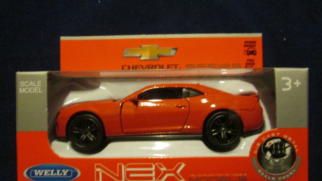 Chevrolet Camaro ZL1 Rood Welly 1:36, Ophalen of Verzenden, Nieuw, Auto