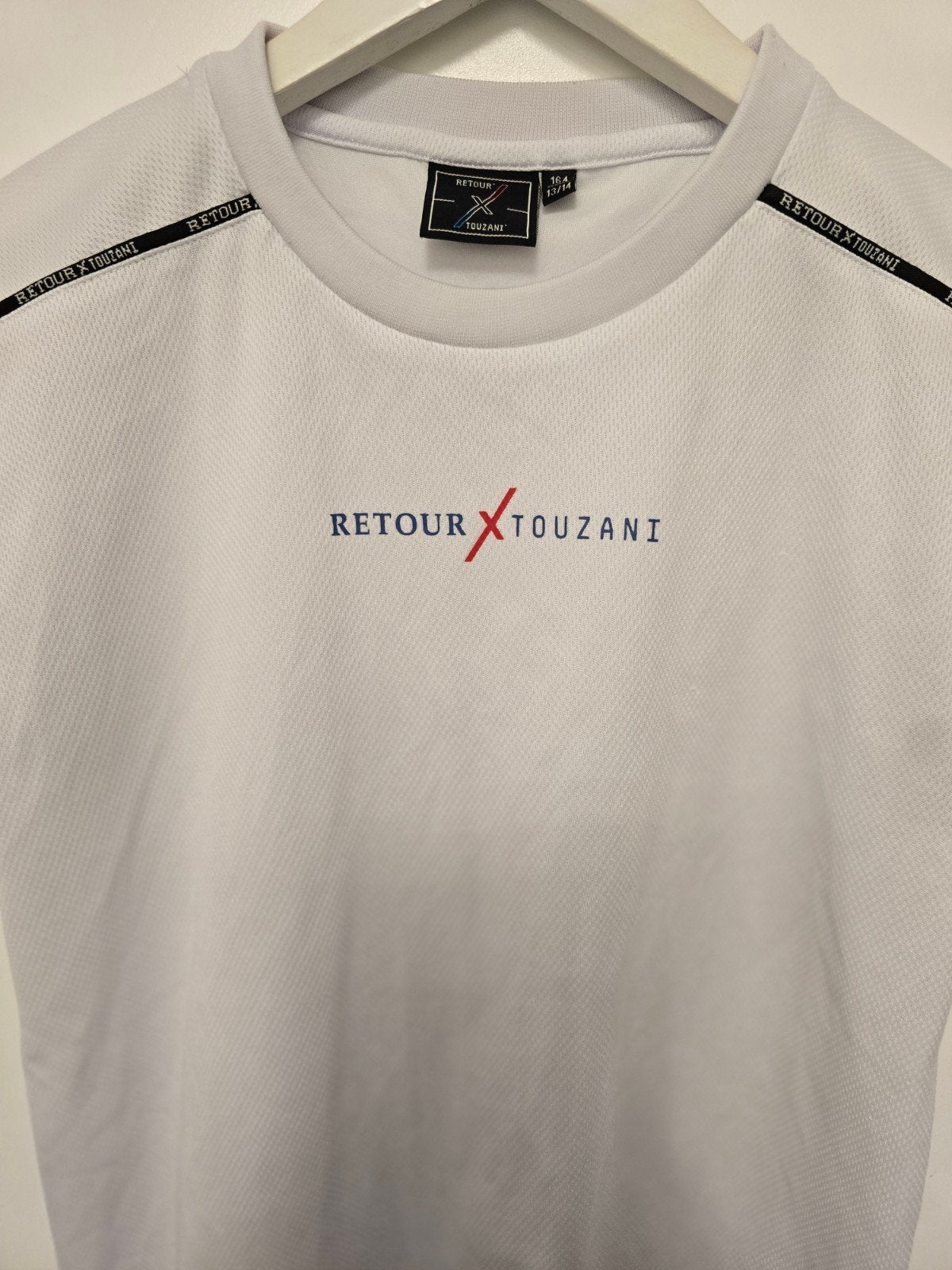 Retour x Touzani T-shirt wit/rood maat 152/158, Ophalen of Verzenden, Zo goed als nieuw, Retour x Touzani, Jongen