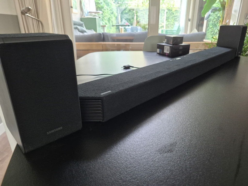 Samsung HW-Q950T Dolby Atmos Soundbar + achterspeakers, Audio, Tv en Foto, Ophalen, Bluetooth, Zo goed als nieuw