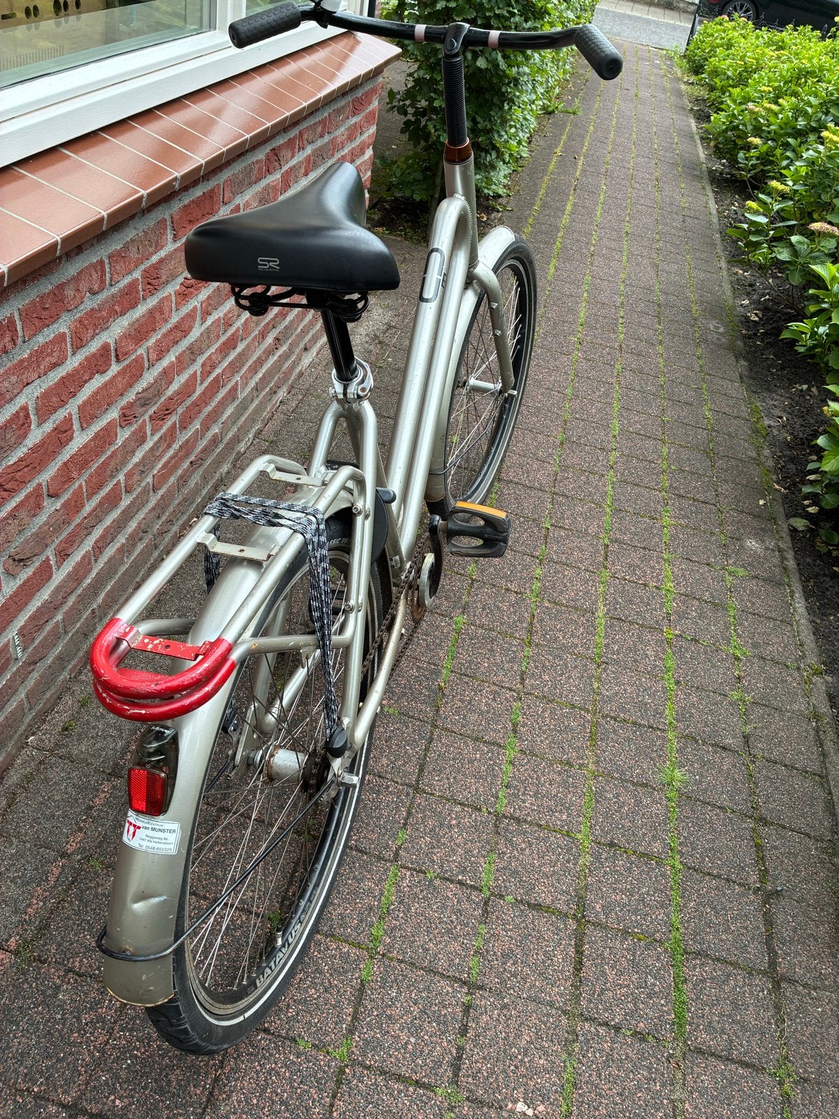 Stationsfiets, Terugtraprem, Batavus, Ophalen of Verzenden, 53 tot 56 cm