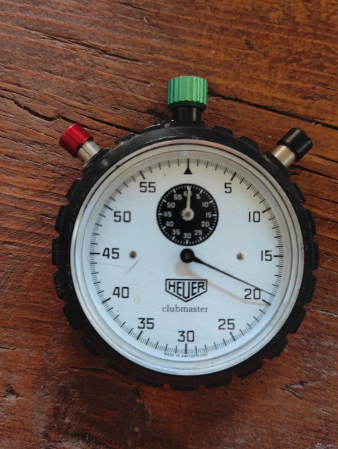 Vintage Heuer Clubmaster, Ophalen of Verzenden, Gebruikt, Overige materialen, TAG Heuer