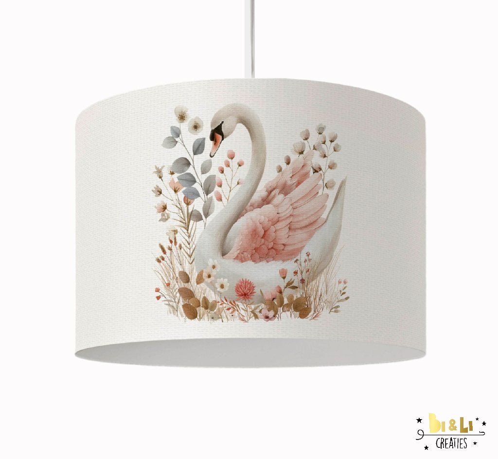 Hanglamp Roze Zwaan Little Dreamzzz, Bi & Li Creaties, Nieuw, Ophalen of Verzenden, Bilicreaties@gmail.com