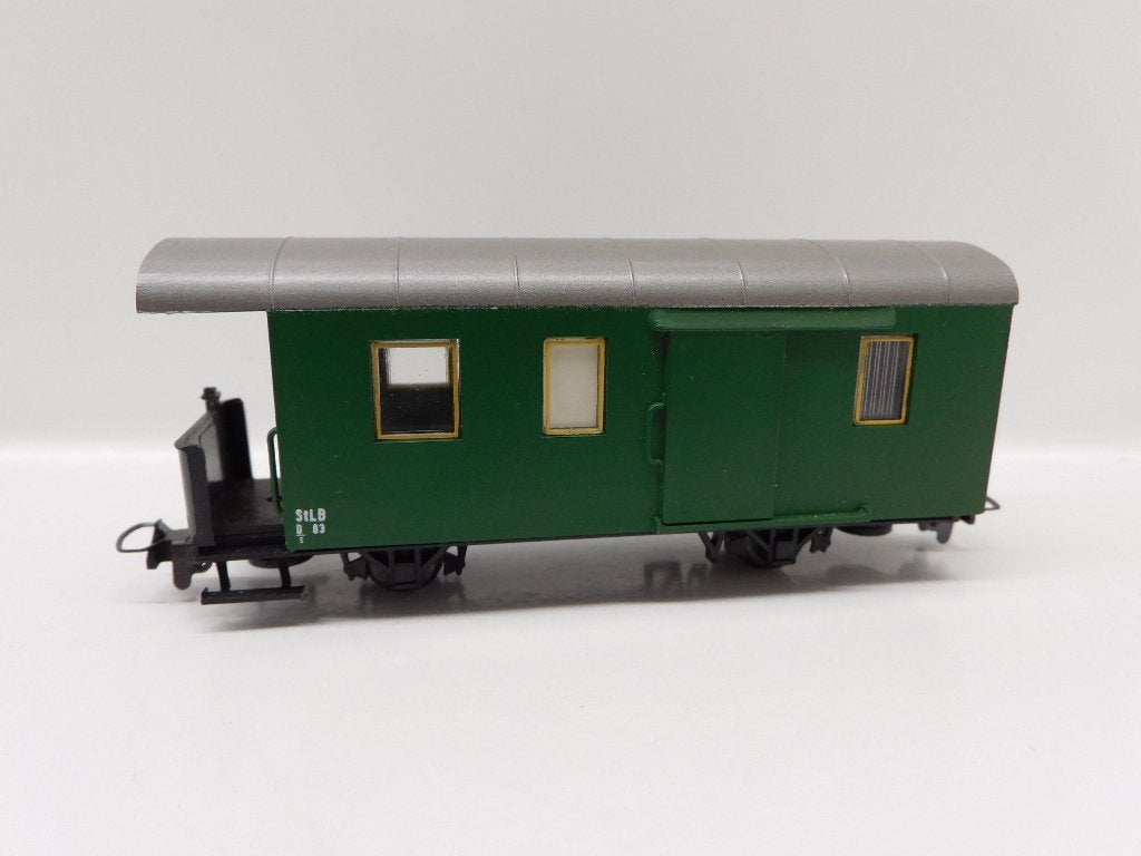 Liliput H0e Stlb pakwagen 9mm, Gebruikt, Gelijkstroom, Wagon, Ophalen of Verzenden