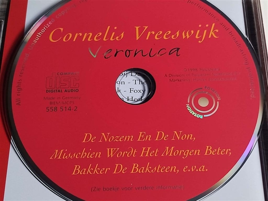 Cornelis Vreeswijk - Veronica, Ophalen of Verzenden, Zo goed als nieuw, Levenslied of Smartlap