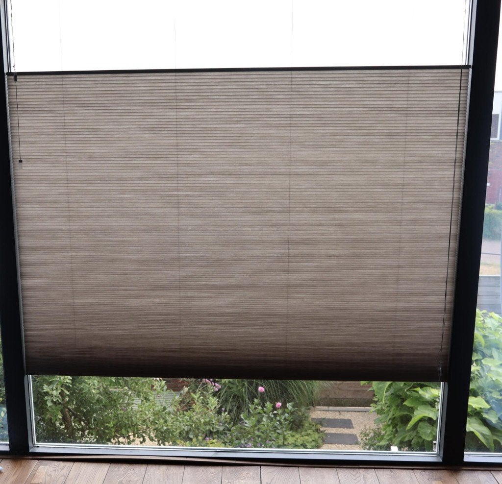 Plissegordijn One Tone Top Down Bottom Up 1891mmx2119mm Dove, Ophalen, 189 cm, Beige, Zo goed als nieuw