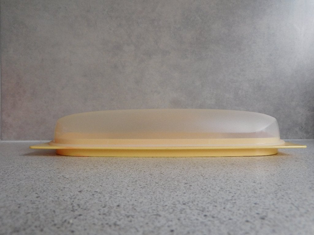 Tupperware Cheesmart Kaasdoos 30x20 cm. Geel, Ophalen of Verzenden, Zo goed als nieuw, Geel, Overige typen