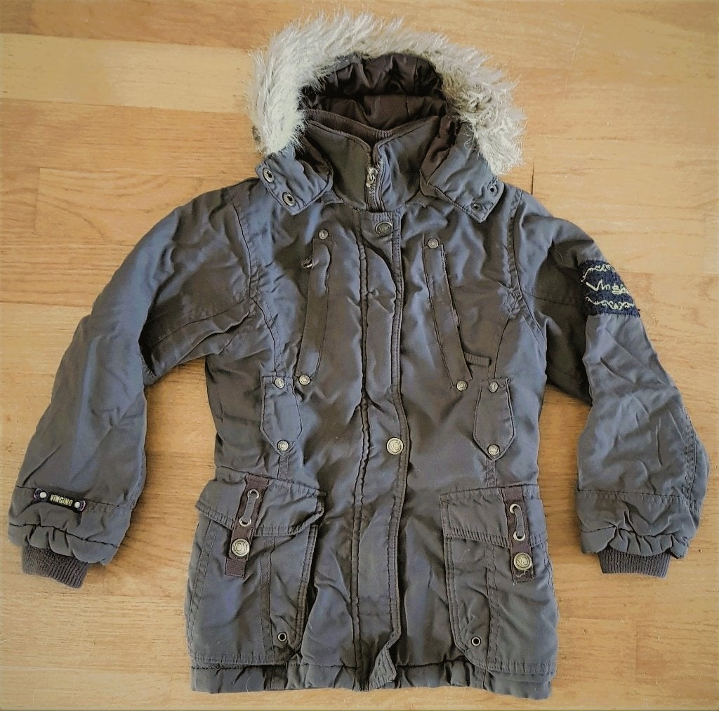 Meisjes winterjas - maat 116 - Merk Vingino - Adv K 31, Gebruikt, Meisje, Ophalen of Verzenden, Vingino