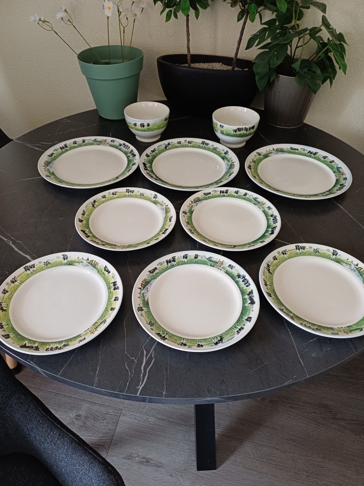Wiebe van der Zee Landelijk Leven Servies - 10-delig, Ophalen, Zo goed als nieuw, Overige stijlen, Aardewerk