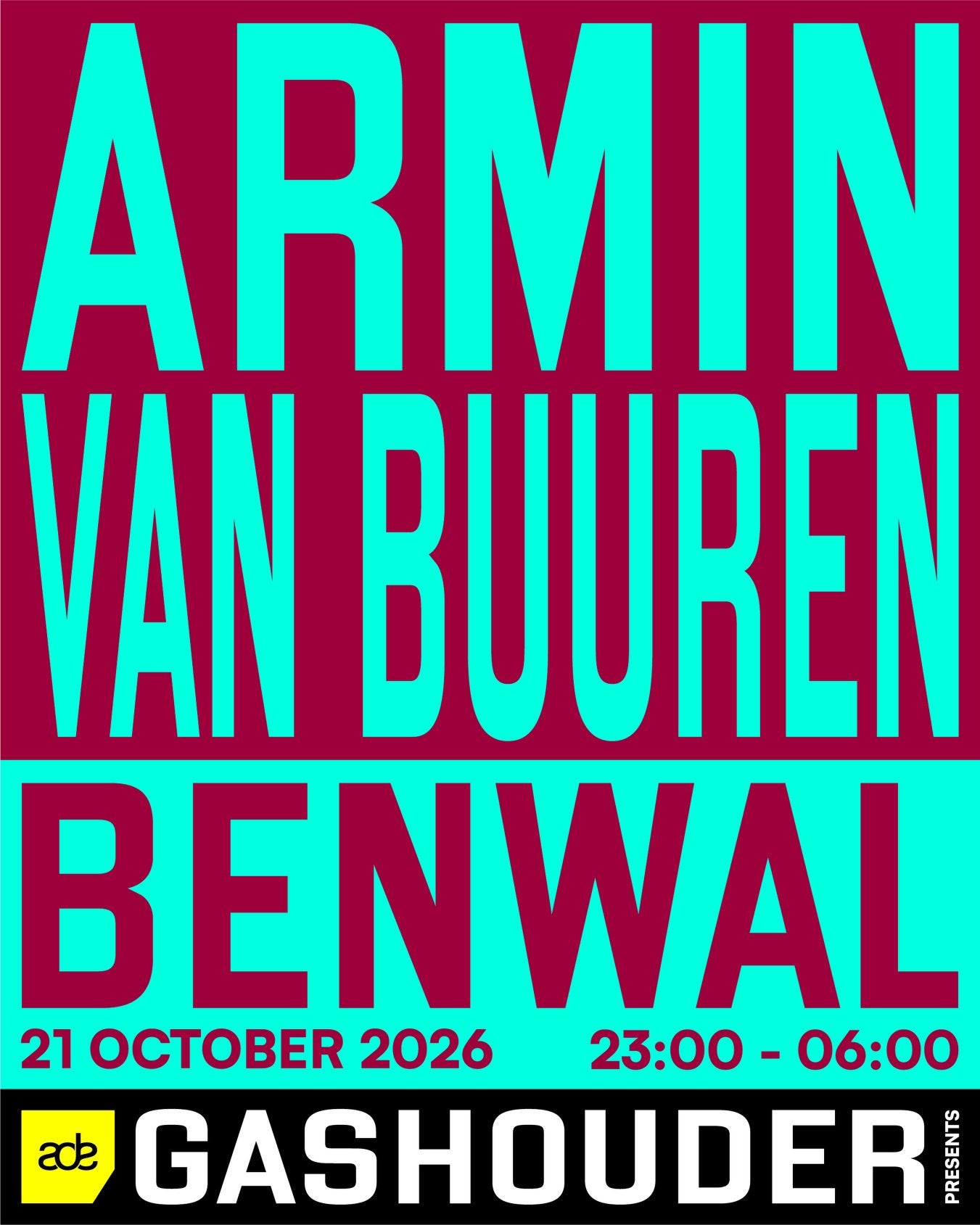 Armin van Buuren & Benwal ADE, Eén persoon