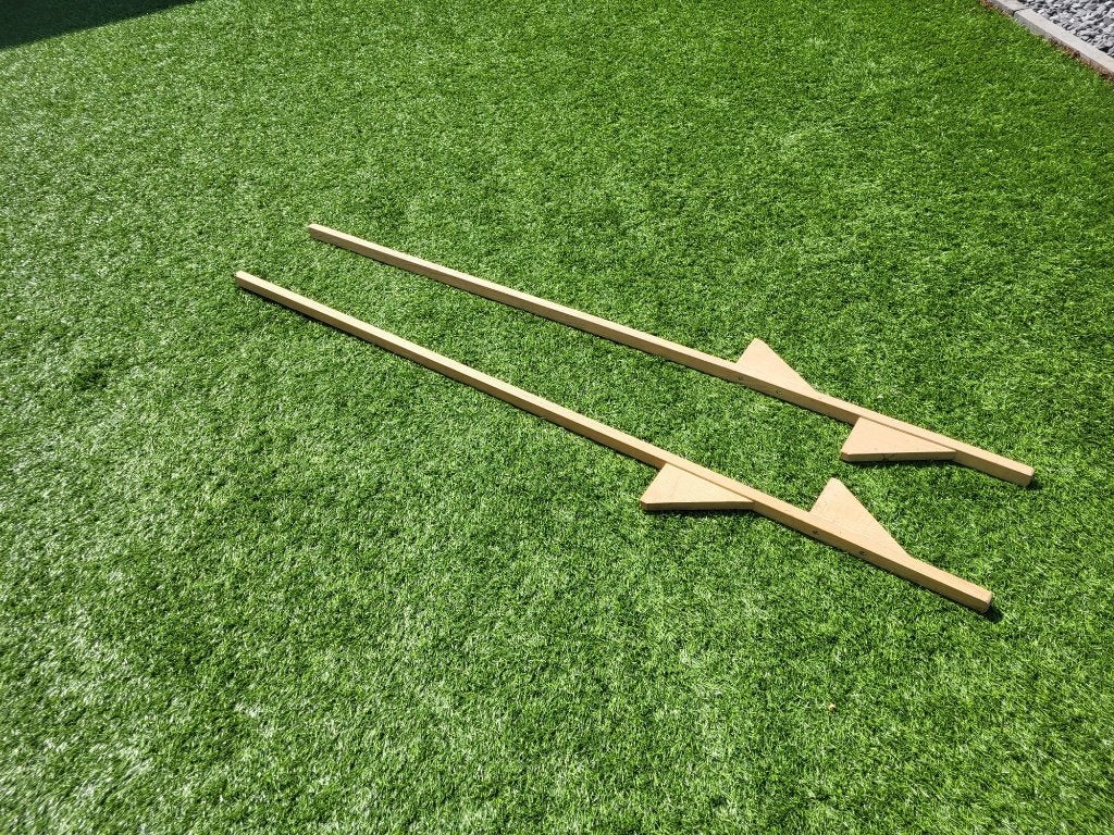 Houten stelten, Ophalen, Zo goed als nieuw