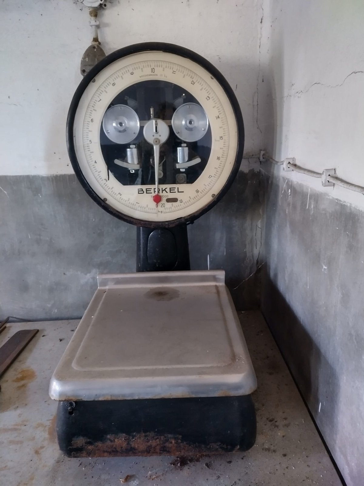 Vintage Berkel Weegschaal - Type 37000 (20 kg), Ophalen, Gebruikt, Overige typen, Minder dan 50 kg