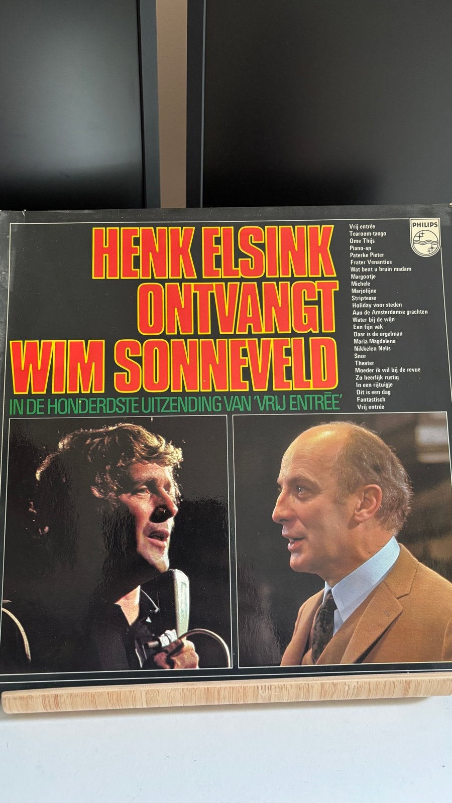 Henk Elsink Ontvangt Wim Sonneveld LP - Cabaret/Kleinkunst, LP, Gebruikt, Cabaret of Kleinkunst, Ophalen of Verzenden