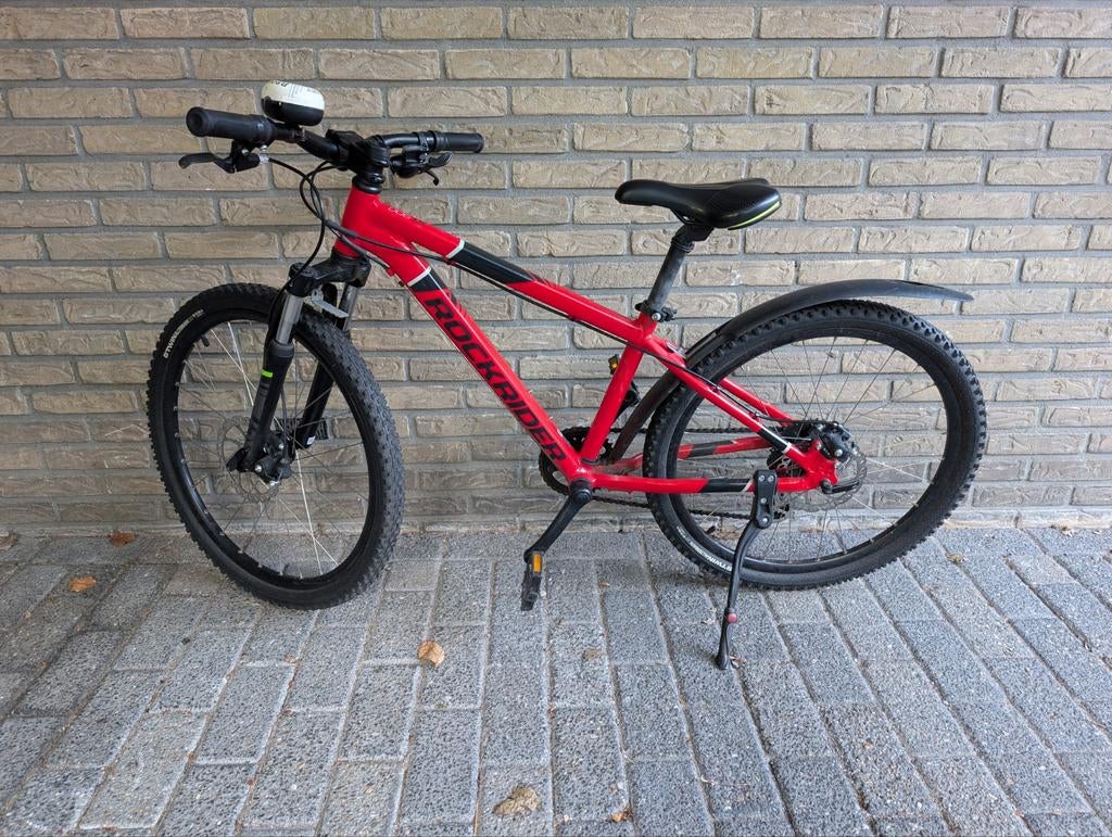 Rockrider ST 100 Mountainbike - Rood 24 inch, Ophalen, Versnellingen, ROCKRIDDER, Schijfrem