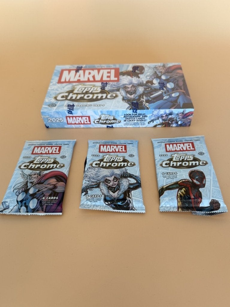 Topps - Marvel - Chrome 2025 - Sealed Box, Hobby en Vrije tijd, Verzamelkaartspellen | Overige, Ophalen of Verzenden, Nieuw, Boosterbox
