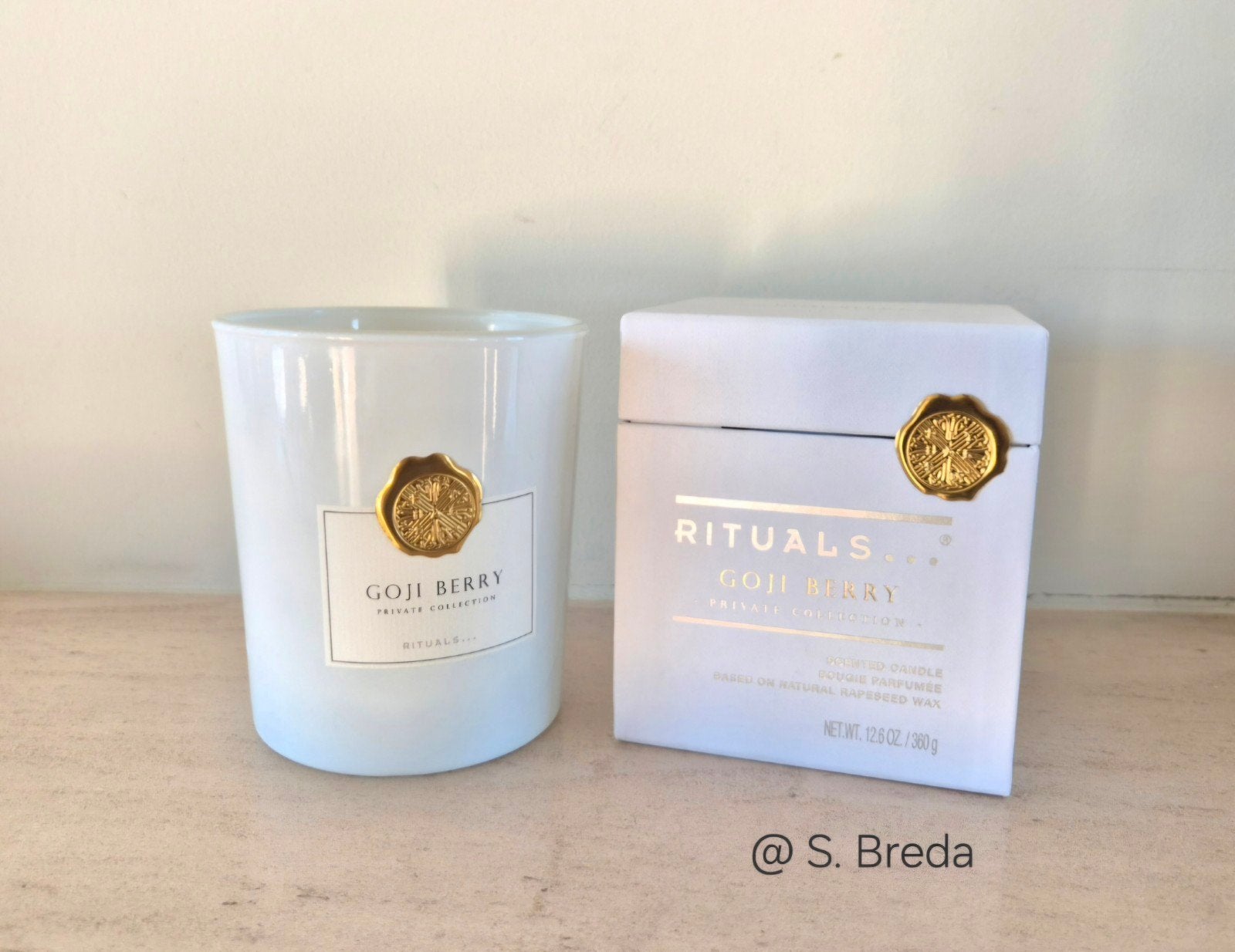Rituals | Goji Berry | Geurkaars 360 gram kaars, Overige materialen, Nieuw, Ophalen of Verzenden, Crème