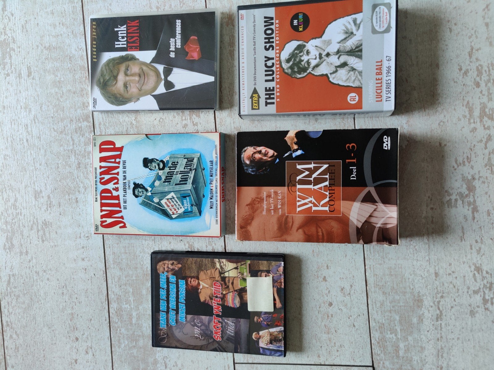 3 dubbele dvd's: Henk Elsink, The Lucy Show, Wim Kan, Cd's en Dvd's, Gebruikt, Alle leeftijden, Nederlands, Ophalen of Verzenden