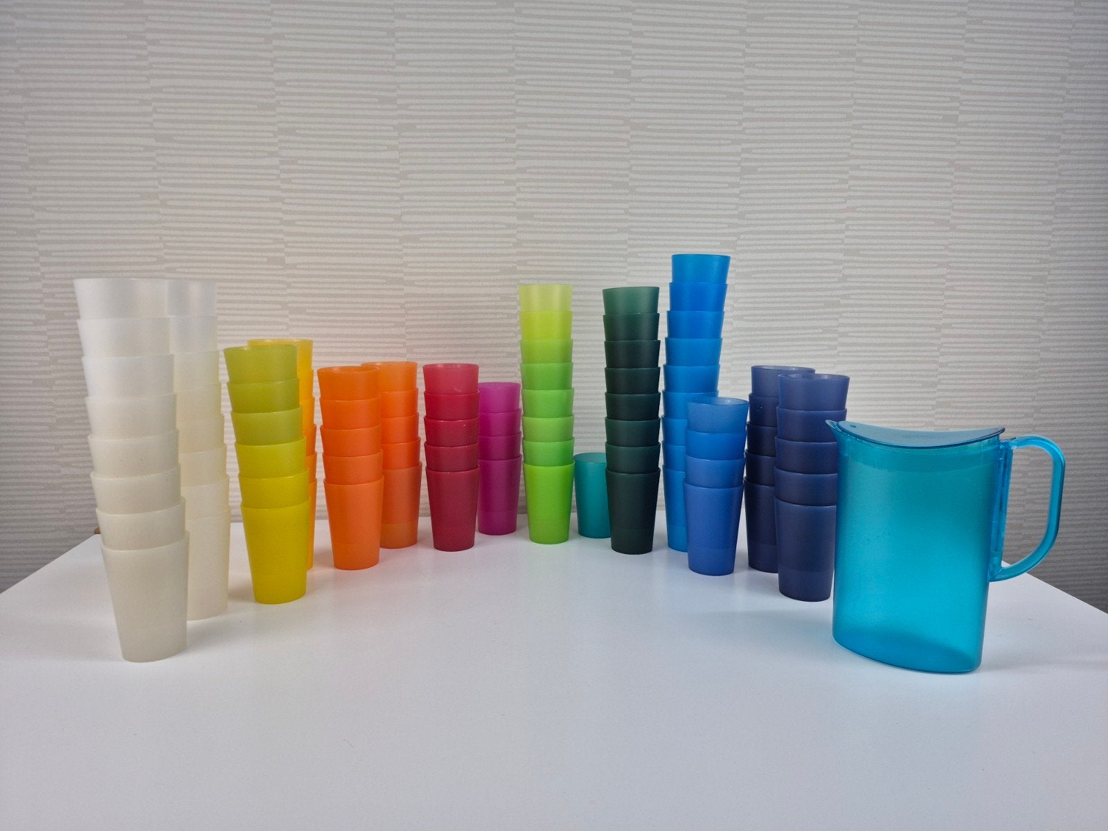 P.st €1,-Mepal Rosti drinkbekers. Kunstof glazen/sapglazen., Ophalen of Verzenden, ., ., .
