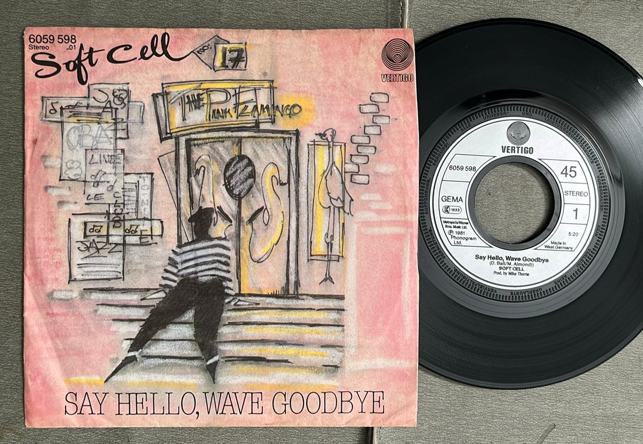 Soft Cell - Say hello, wave goodbye 7” DE 1981, Cd's en Dvd's, Vinyl Singles, Ophalen of Verzenden, Zo goed als nieuw, Pop