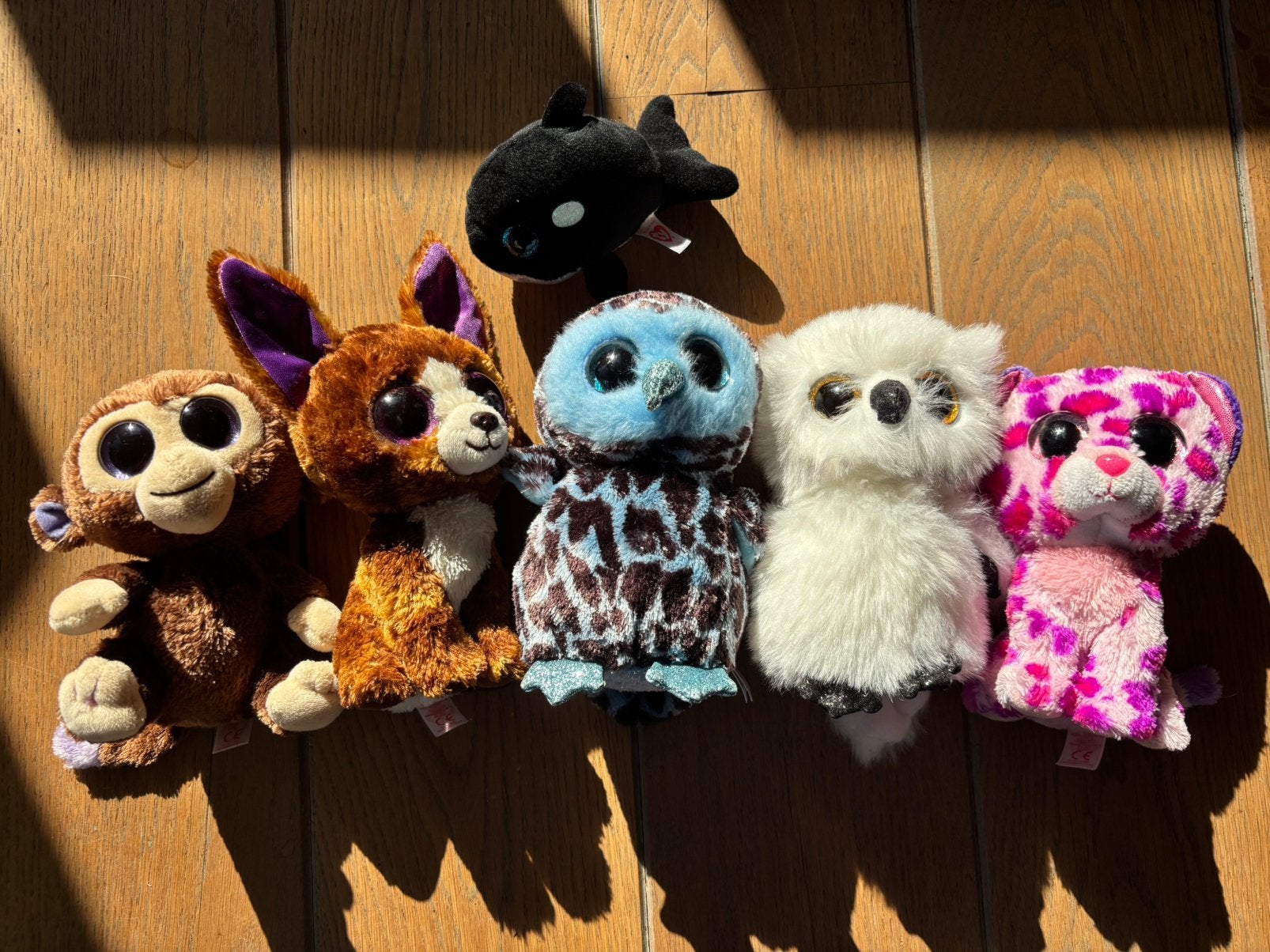 6 Ty beanie boo’s knuffels, goede staat, Ophalen of Verzenden, Zo goed als nieuw, Overige typen