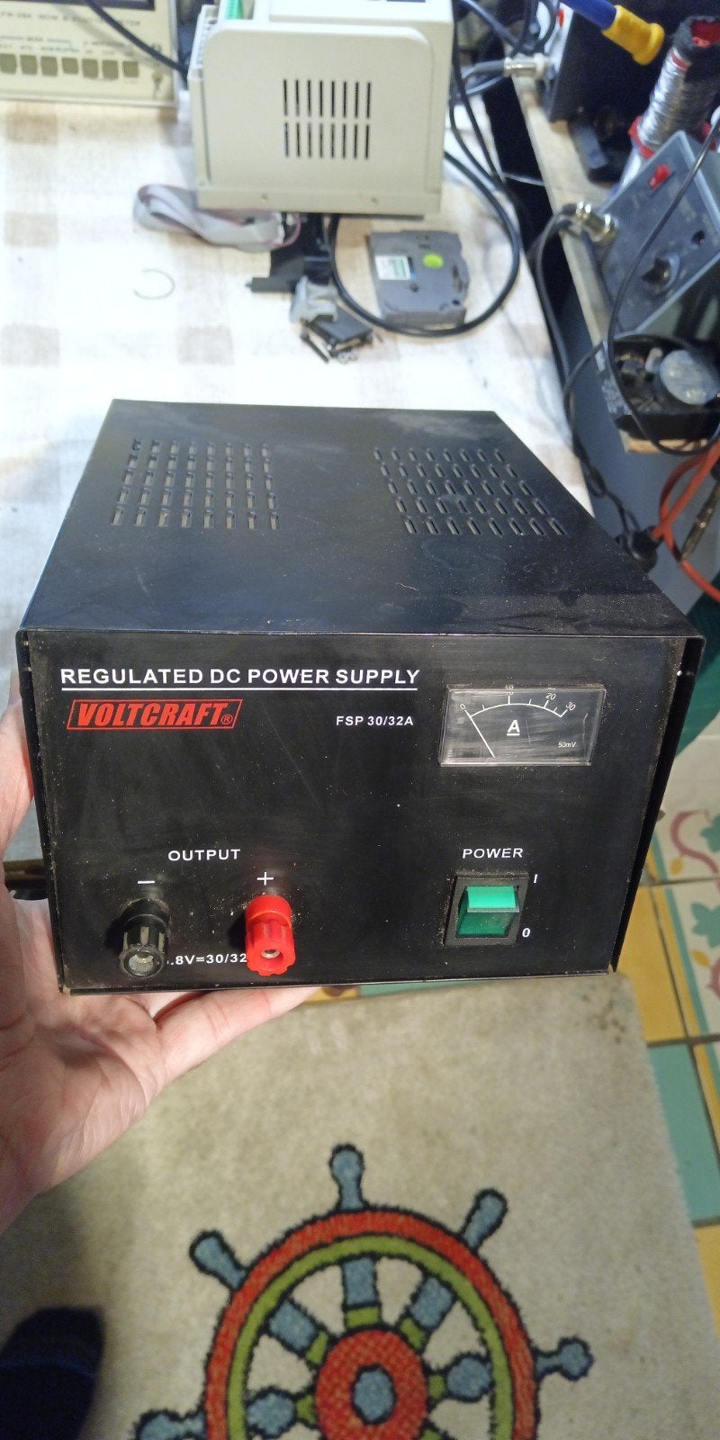 Voltcraft FSP 30/32A Gereguleerde DC Voeding, Ophalen of Verzenden, Gebruikt