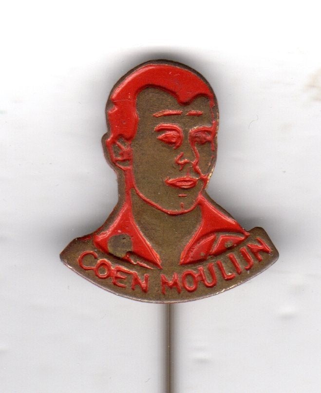 Speldje COEN MOULIJN FEYENOORD ROOD (A5), Verzamelen, Ophalen of Verzenden, Zo goed als nieuw, Overige onderwerpen