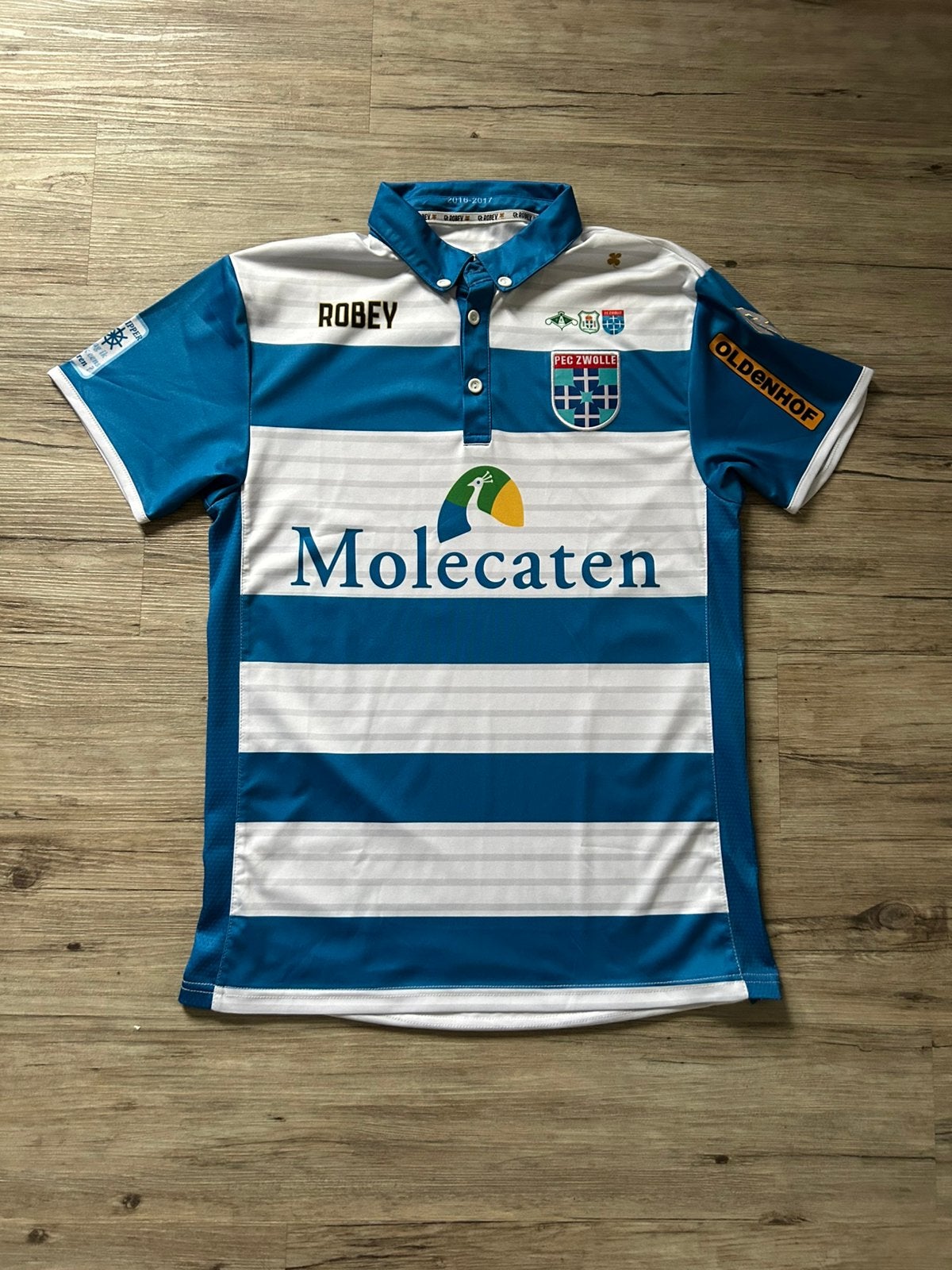 Origineel PEC Zwolle Thuisshirt 16/17 - Maat S, Maat S, Ophalen of Verzenden, Zo goed als nieuw, Shirt