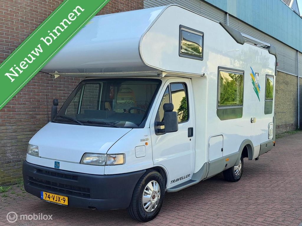 Fiat Ducato 230 2.8 IdTd 595 Knaus Traveller, Caravans en Kamperen, Campers, Bedrijf, Luifel, Fiat, Airbags
